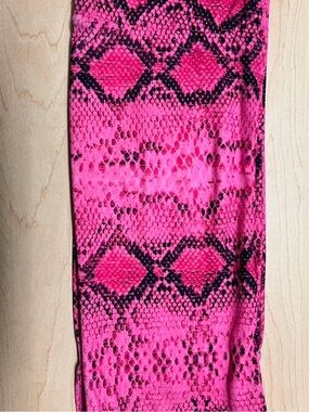 Hot Pink Snake Swim Top